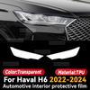 For Haval H6 -2024 Car Interior Center Console Transparent TPU Protective Film Anti-scratch Repair Film Accessories Refit