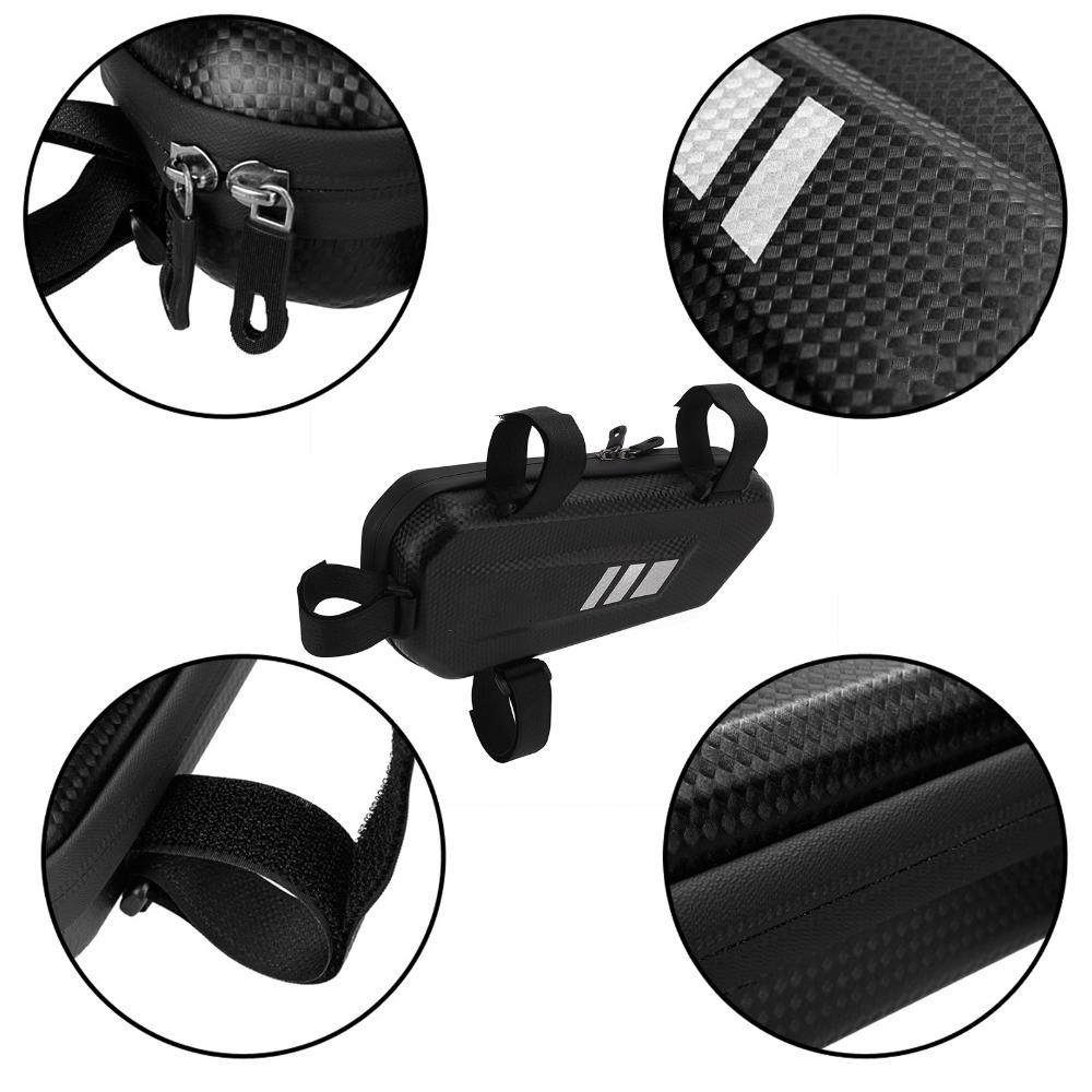 Waterproof Motorcycle Saddlebag PU Leather Bike Luggage Bag Motorcycle Side Bag Bicycle Cycling