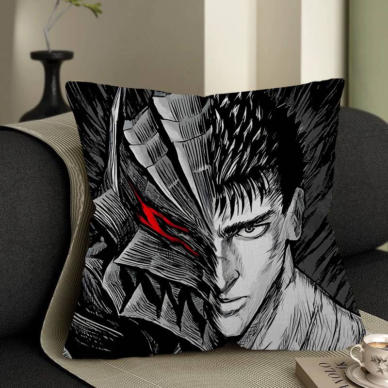 Anime B-berserk Pillow Gift Home Office Decoration Bedroom Sofa Car Cushion Cover Case 45x45