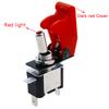 Auto Car Boat Truck Illuminated Led Toggle Switch With Safety Aircraft Flip Up Cover Guard Red Blue Green Yellow White 12V20A