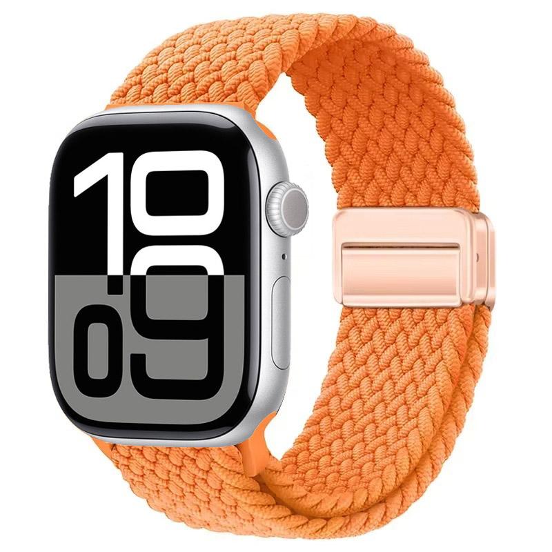 Nylon Strap for Apple Watch 10 46mm 42mm/Ultra 2 49mm 9 8 7 Breathable Watchband iwatch Series 6 5 4 SE 44mm 40mm 45mm 41mm Band