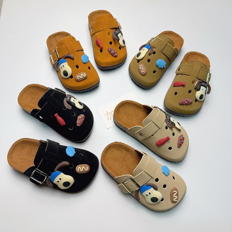 Birkenstock Kinder geschlossene Zehenpartie weiche Sohle Outdoor Crocs: Bequeme rutschfeste, verschleißfeste Halbschuhe