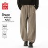 MINISO Men's Retro Corduroy Straight-Leg Casual Pants