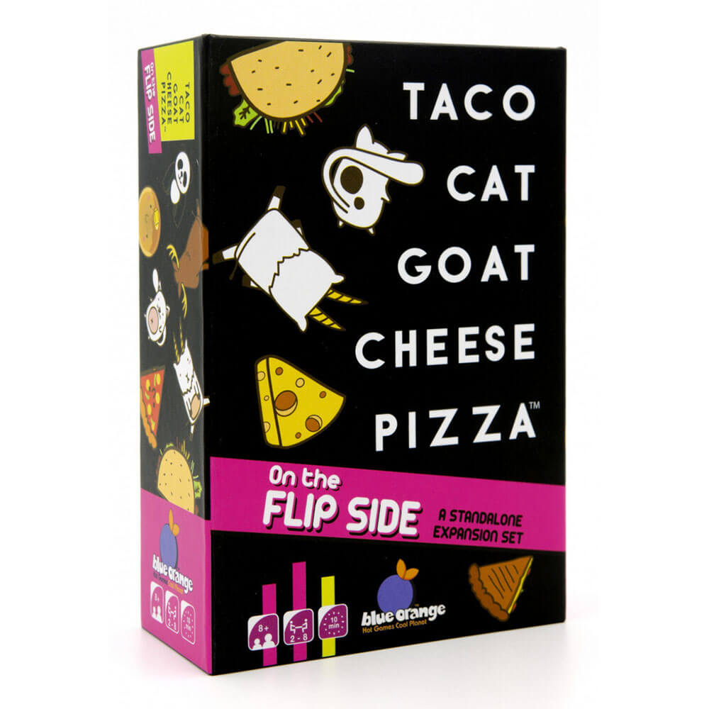 

Taco Cat Goat Cheese Pizza на обороте карточная игра