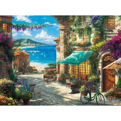 500 Piece Jigsaw Puzzle - Sicilian Seaside Village, Popular Korean Puzzle