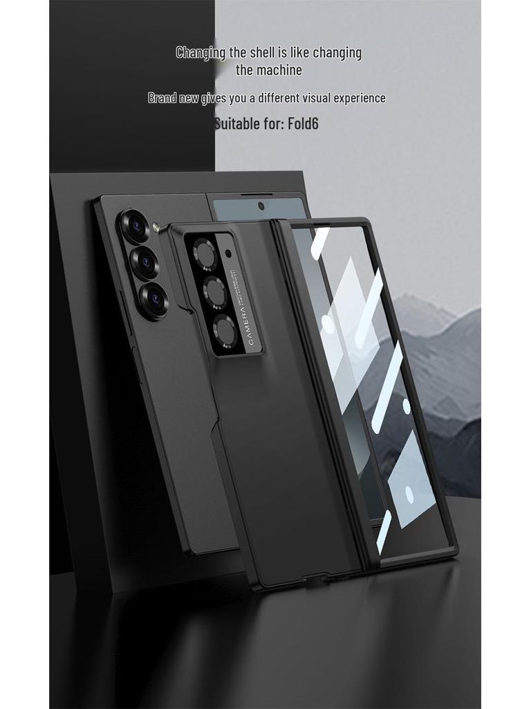 Husă pentru telefon Samsung Z Fold6: Protector de ecran pliabil cu închidere magnetică integrată și acoperire completă a camerei într-un stil minimalist