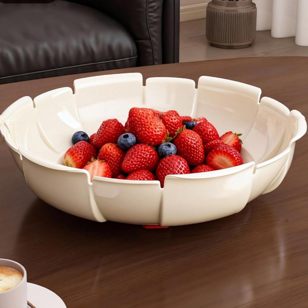 Petal Shape Snack Storage Dish Thicken Candy Box Decorative Snack Serving Tray  Snacks Serving Style B