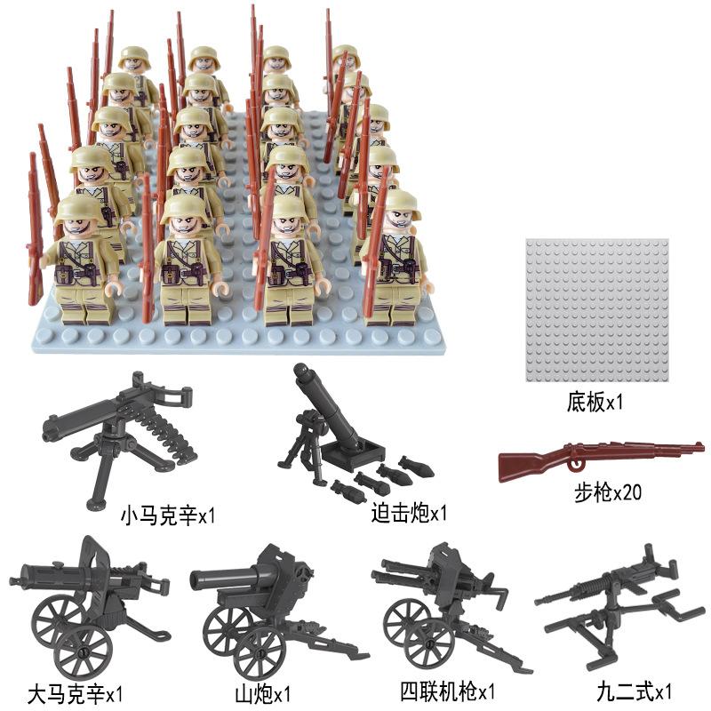 Doll Building Block Doll British Military Puzzle Assembly Toy