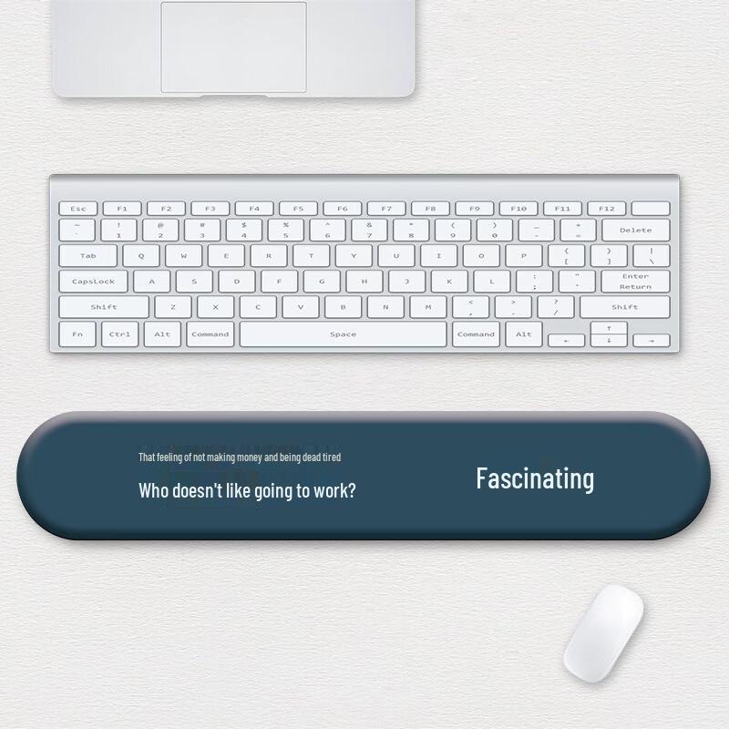 Fumede Office Wrist Rest Mouse Pad & Keyboard Pad Set