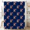 Bathroom Shower Curtain Gothic Skull Halloween Decor Dark Horror Van Gogh Art Tapestry Washable Waterproof Home Textile