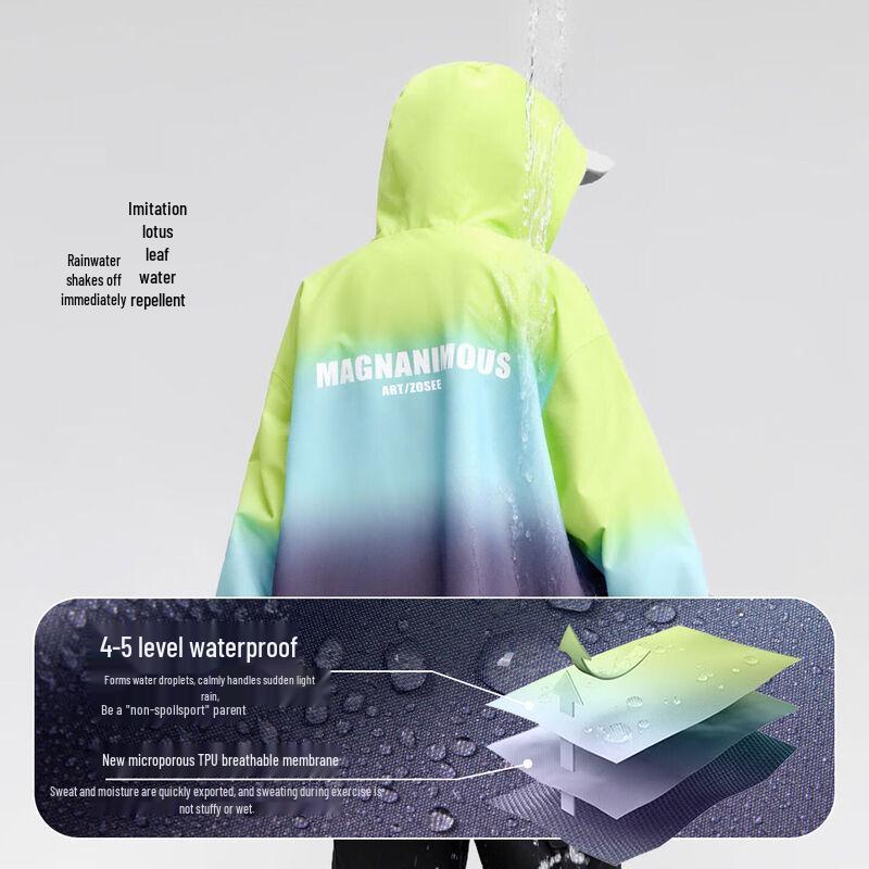 

Kids Gradient Waterproof Windbreaker Jacket for Boys 160