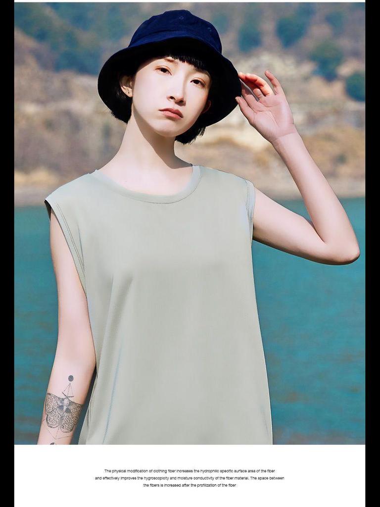 Men's Quick-Dry Mesh Sleeveless Ice Silk Vest - Breathable, Loose Fit, Summer Sportswear