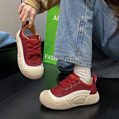Trendy Casual Single Shoes 2024 Spring New Minimalist Design Breathable Casual Sports Vulcanized Women's Shoes Zapatos De Mujer