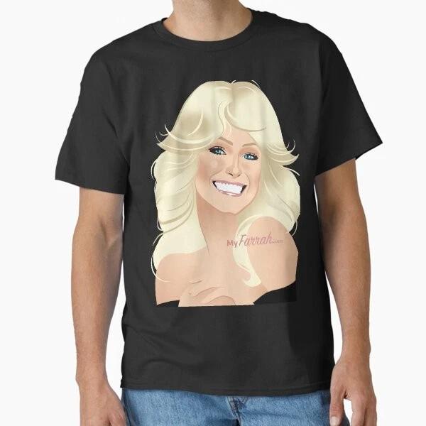Farrah Head Shoulders Black Classic TShirt Made In UsaAus TShirt S2xl S