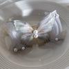 New Beautiful Butterfly Pearl Hair Claw One Word Clips For Woman Girl Elegant Ponytail Hairpin Barrette Hair Accessory Gift