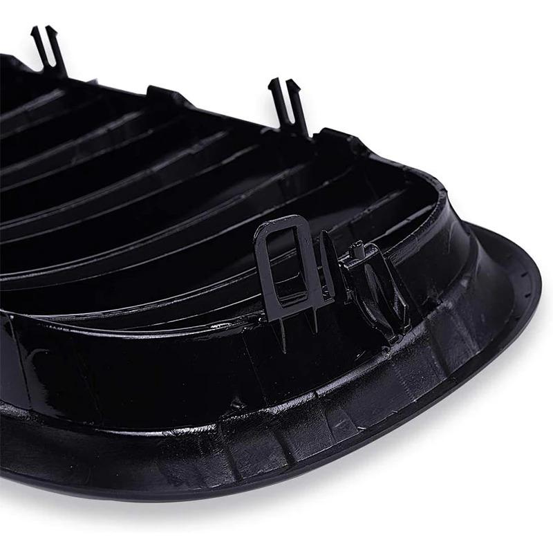Car Front Bumper Grille Gloss Black Left Right Kidney Racing Grill for BMW X5 E70 X6 E71 2006-2015