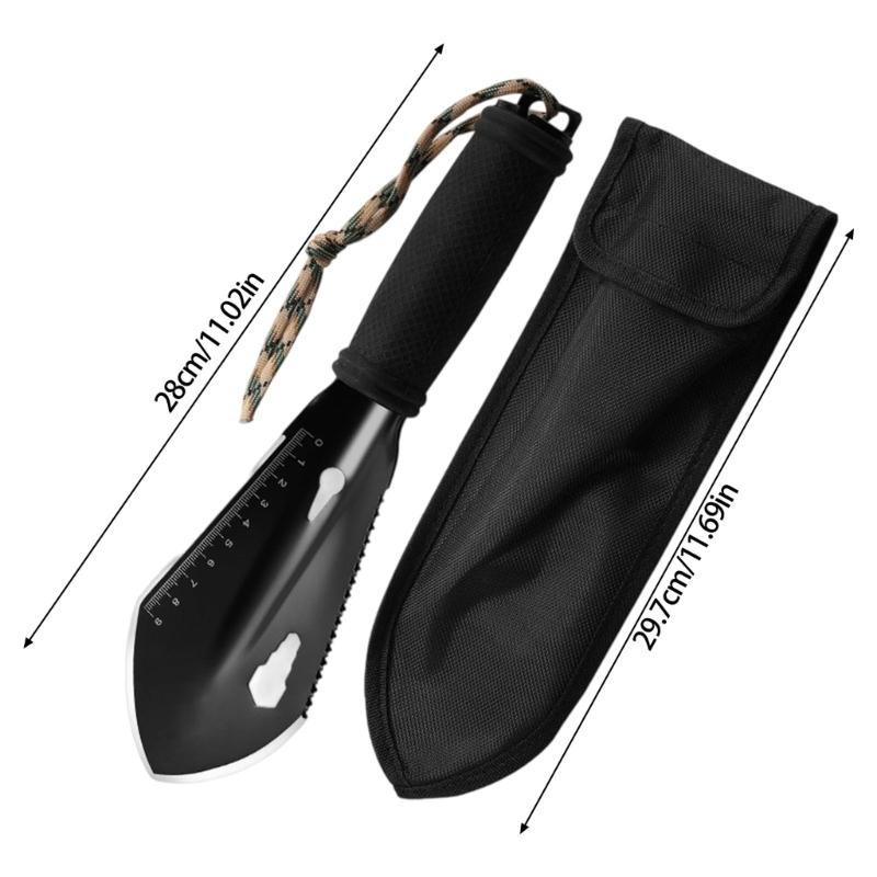 Rust Resistant Stainless Steel Mini Shovel Lightweight Gardening Tool For Transplanting Digging And Camping Essential