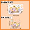 Happy Easter Cartoon Cute Chick Dragonfly Butterfly Wall Sticker Bedroom Living Room Home Decoration Self-Adhesive