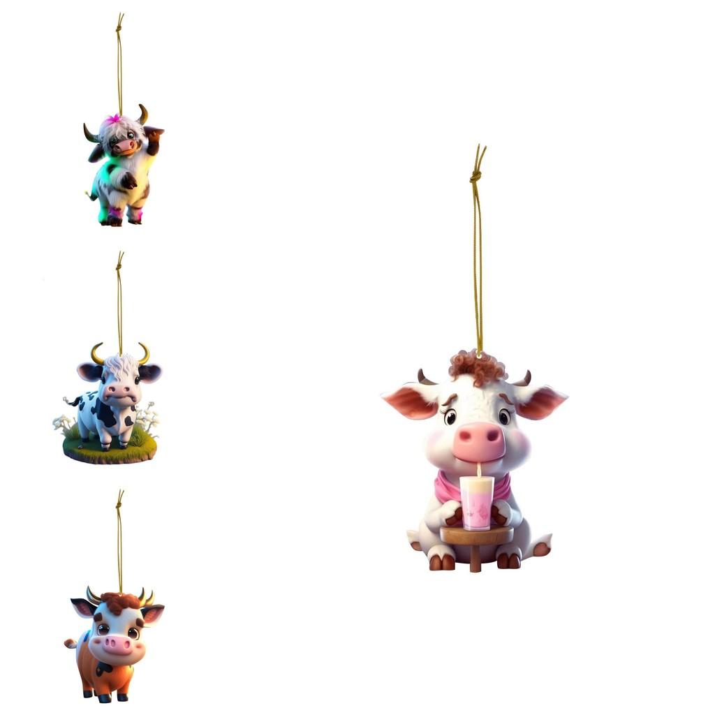 Delightful Animal Acrylic Hanging Decor Perfect For Christmas Trees And Car Styling Interior