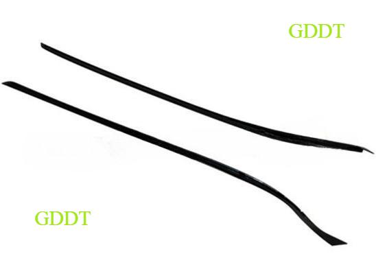 XFVD7 2 Pcs Window Weatherstrip Outer Moulding Trim for Ford Fiesta 2009-2014 Front Windshield Rubber Seal Be8Z5403136A