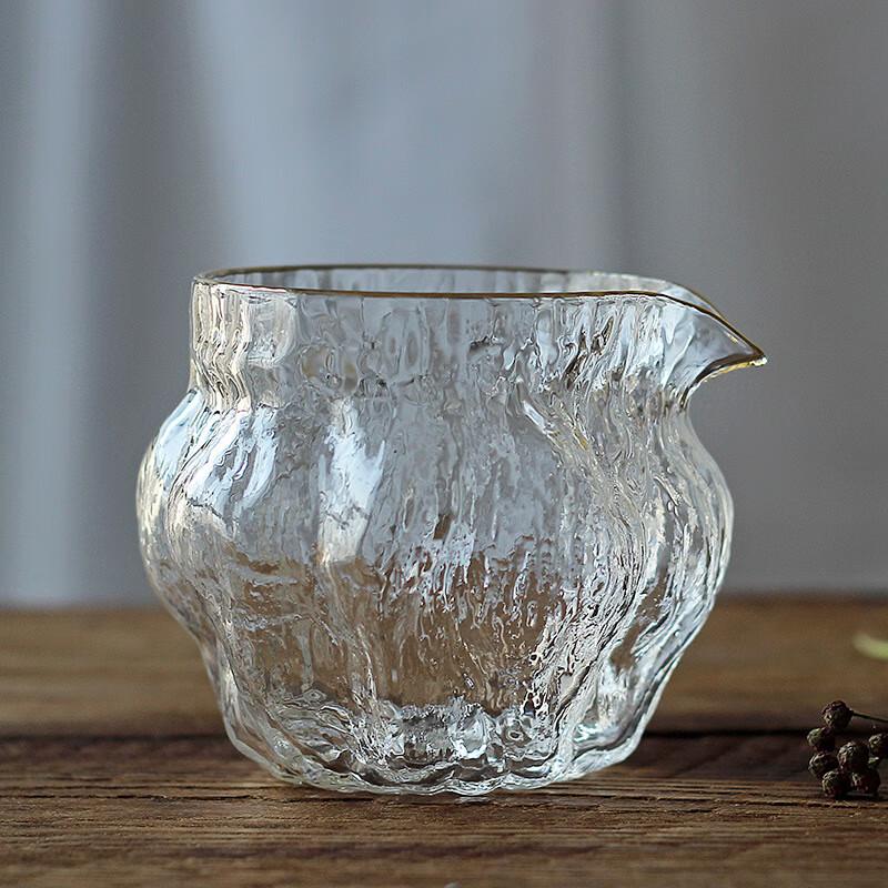 Hammered Glass Tea Fairness Cup Set
