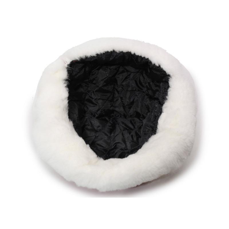 Real rabbit fur winter windproof ear protection cotton hat cycling warm hat outdoor skiing cold hat
