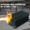 100*100cm Feltro in Fibra di Carbonio Ignifugo Nero Coperta Protettiva per Saldatura Ritardante di Fiamma Resistente alle Alte Temperature