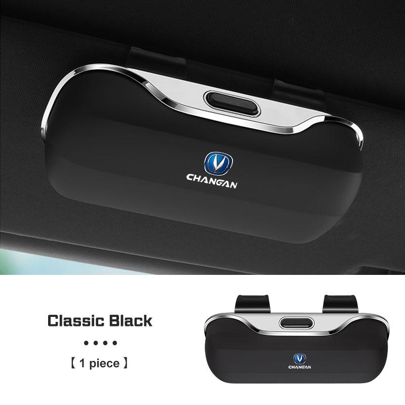 Car Visor Glasses Box Portable For Changan UNI-K CS35 CX70 CS85 CS55 CS75 CS15 F70 Sunglasses Holder Eyeglasses Case Accessories