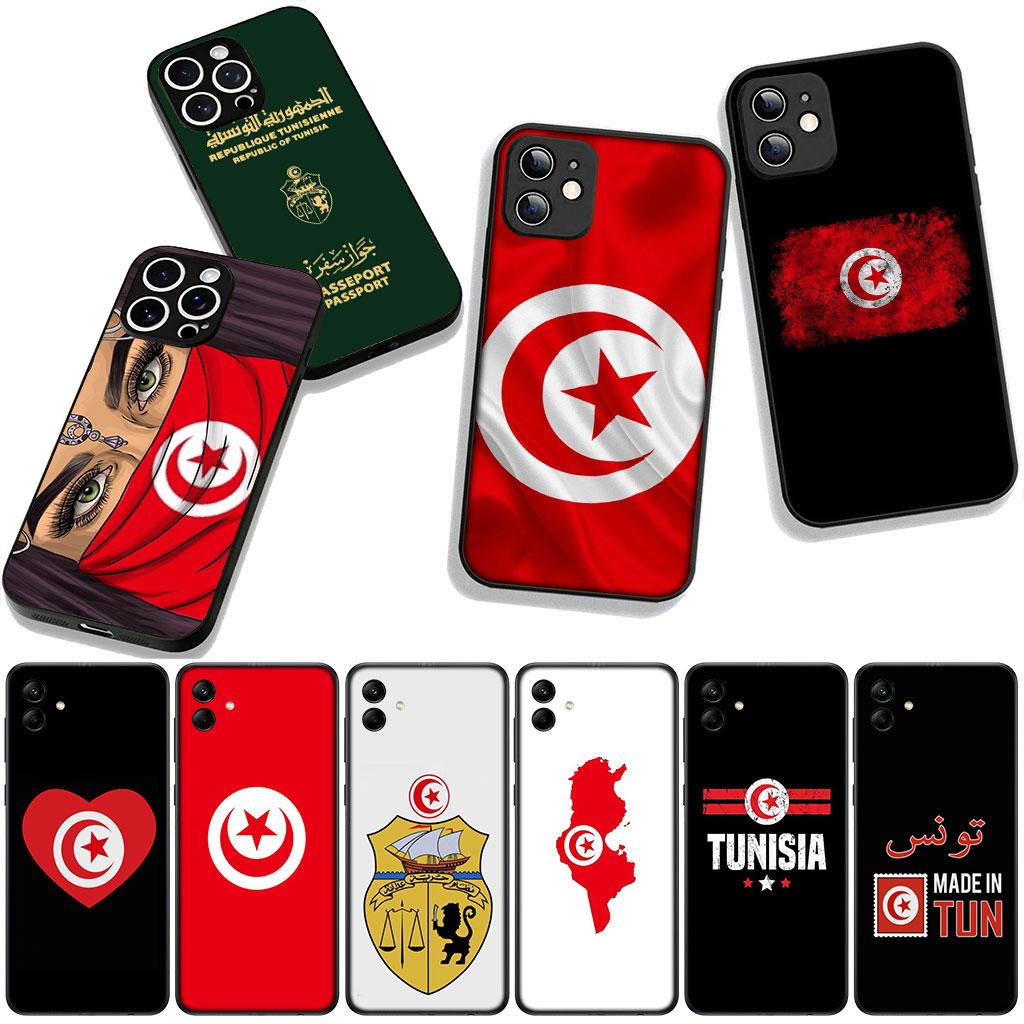 Tunisia Flag Map Cover Phone Case for Xiaomi Redmi Note 14 12 13 ProPlus A4 A3 Pro Plus 12C 13C 14C 5G