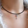 Less is more Onyx Antique Key Necklace