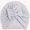 New Baby Bag Hat, Baby Solid Color Pattern Bow Hat, Children's Indian Hat