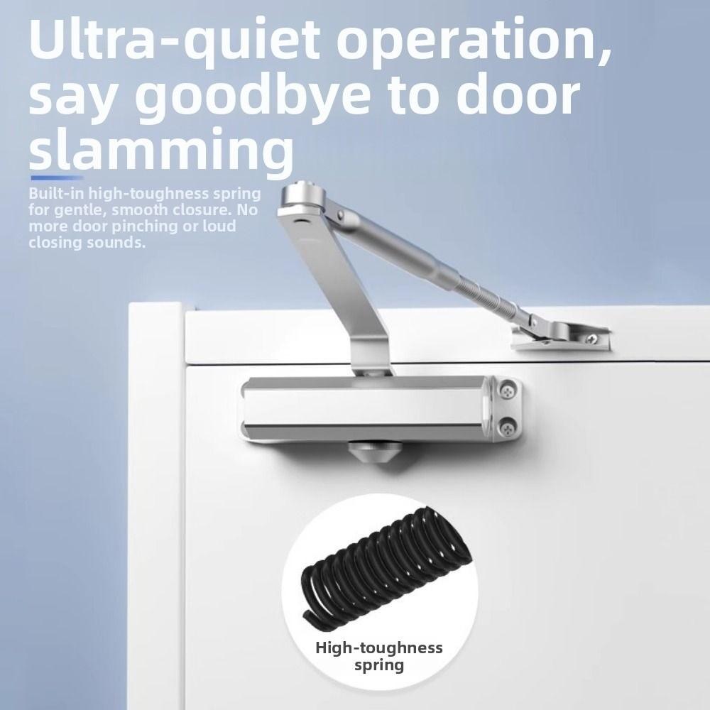 Adjustable Speed Automatic Door Closer Door Holder Hardware  Hardware Installation