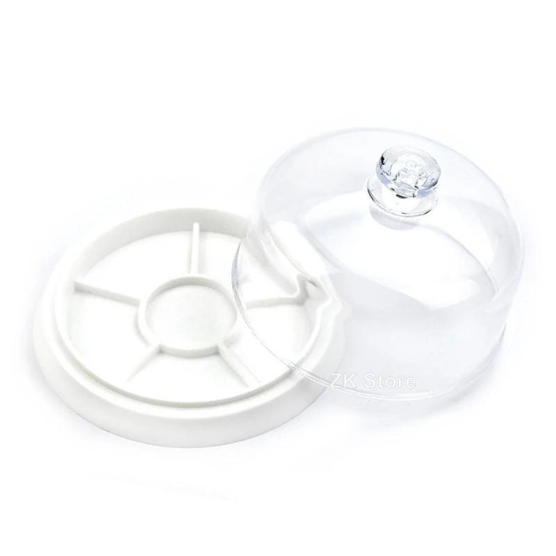 6 Slots Watch Dust Sheet Cover with Tray Watch Movement Repair Tool Spare Protector Watchmaker Repair Tools Jewelry Tools Boxes