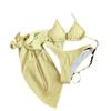 2025 European & American Backless Three-Piece Tie-Up Swimsuit