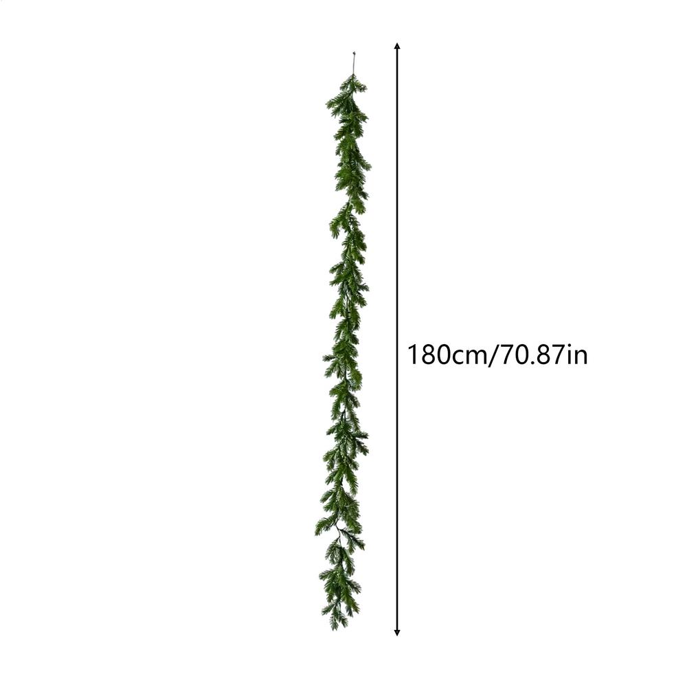 Künstliche Zederngirlande 6ft Realistisch Wiederverwendbar Künstliche Zederngirlande Weihnachtsdekoration Für Fenster Wand Tisch Treppe