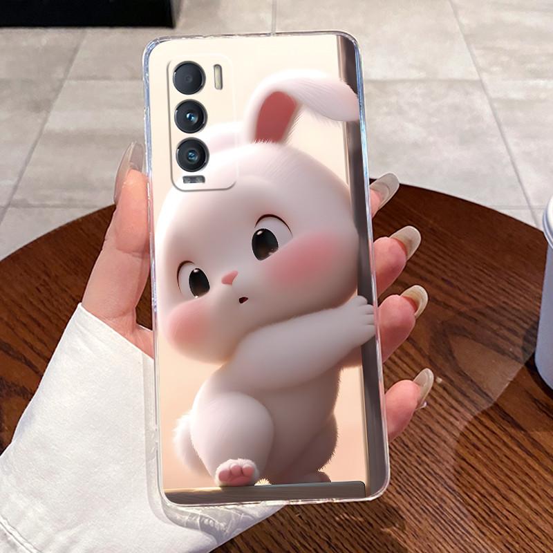 Jelly Casing For Realme GT Explorer Master/GT Master Explorer Edition Clear Silicon Soft TPU Back Cover Cute Cat Protective Case