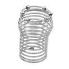 Stainless Steel Men's Transparent Crystal Set Wolf Tooth Sex Aid Penis Lantern Ring Men's and Women's Passion Tool Adult Play