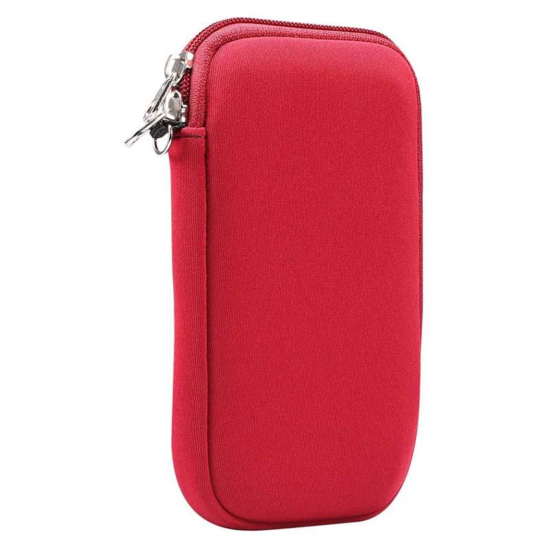 Universal Dustproof Phone Pouch with Lanyard and Power Bank Storage