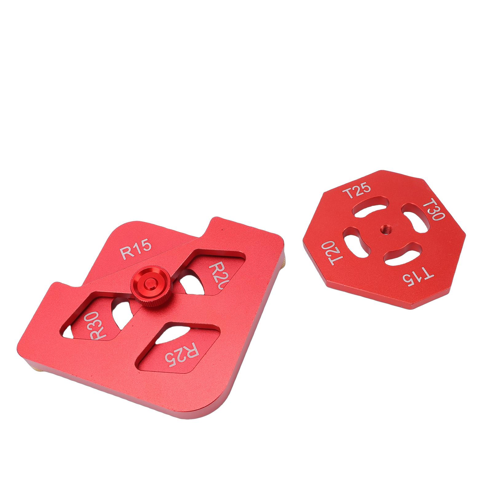 

Woodworking Round Corner Radius Templates Aluminum Alloy Radius Jig Template Set R15 R20 R25 R30 T15 T20 T25 T30 Sizes