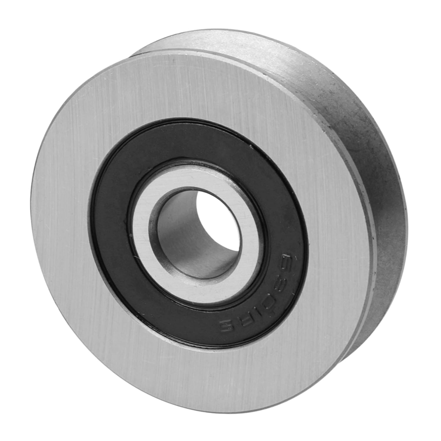 

CNBTR Iron Bearing Steel Cable Pulley U-Shape Groove Wheel Bearing Idler Pulley Load-Bearing 512KG for Industry Equipment 12x50x13mm (ID 0.47 )