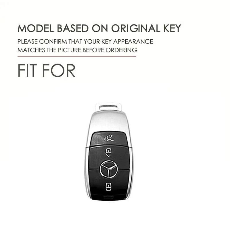 TPU Autoschlüssel Hülle Abdeckung Fob Beutel für Mercedes Benz C260L A200L E200L E300L GLC260L Zubehör Schlüsselanhängerhalter