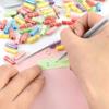 105pcs Transparent Message Capsules with Colorful Caps Plastic Paper Mini Wish Note Bottles for Wedding, Birthday, Party Favors Gifts, Greeting Cards