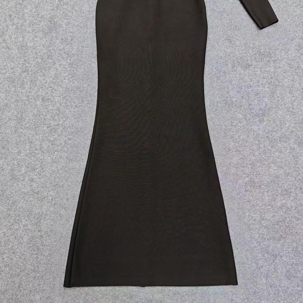 Luxury Rhinestone One-Shoulder Evening Gown - Sexy, Fashionable, Socialite Style Women's Clothing