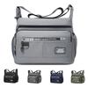 Men's Cross-Body Bag with Multi-Layered Pockets, Adjustable Shoulder Strap, Business Single-Shoulder Bag