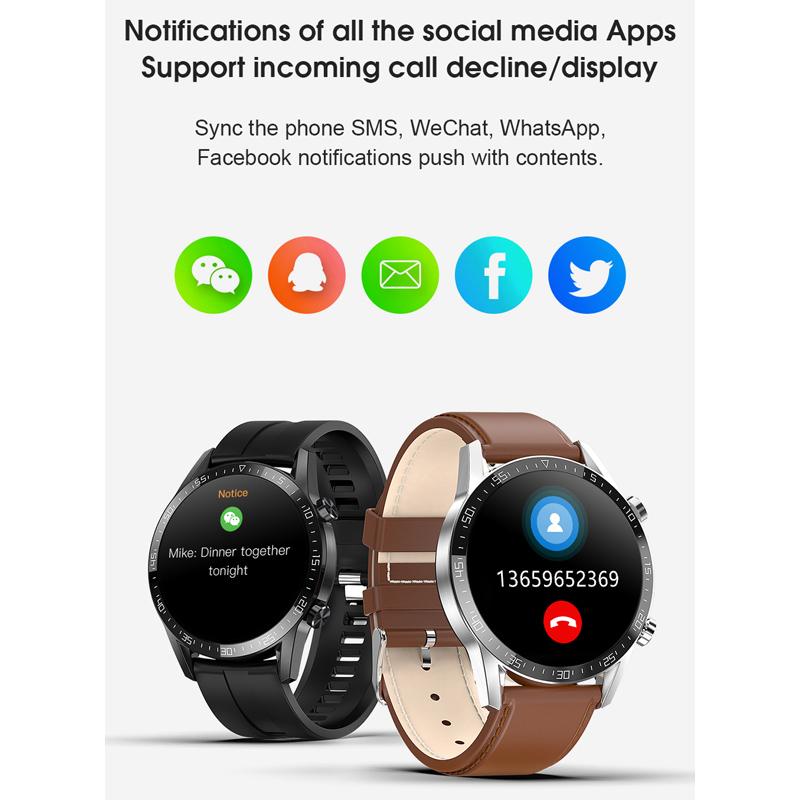 Smart Watch Men Thermometer ECG Smart Watch IP68 Waterproof Blood Pressure Smartwatch Reloj Inteligente For Huawei Xiaomi