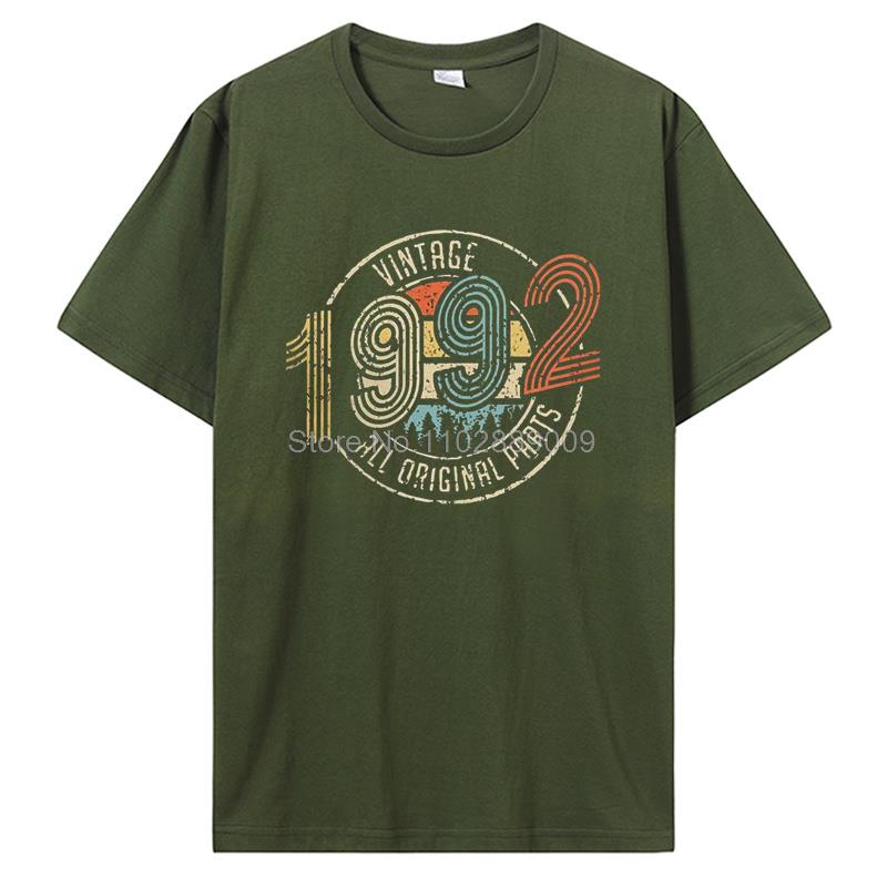 Vintage 1974 1962 1974 1982 All Original Parts Birthday Gifts Men T-Shirt Funny Tees Cotton T Shirt  Harajuku Streetwear