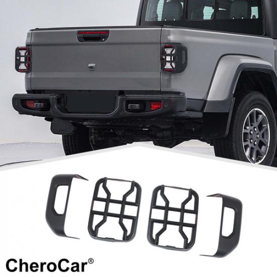 Front Headlight Taillight Guards Cover Protector Trim For Jeep Gladiator JT 20+