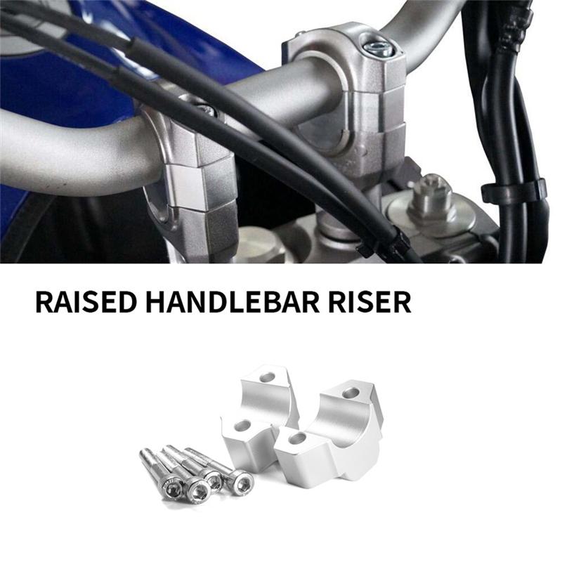 A51K-Handle Bar Riser Clamp Extend Handlebar Adapter Mount For XT1200Z Super Tenere XTZ1200 XTZ 1200 2014-