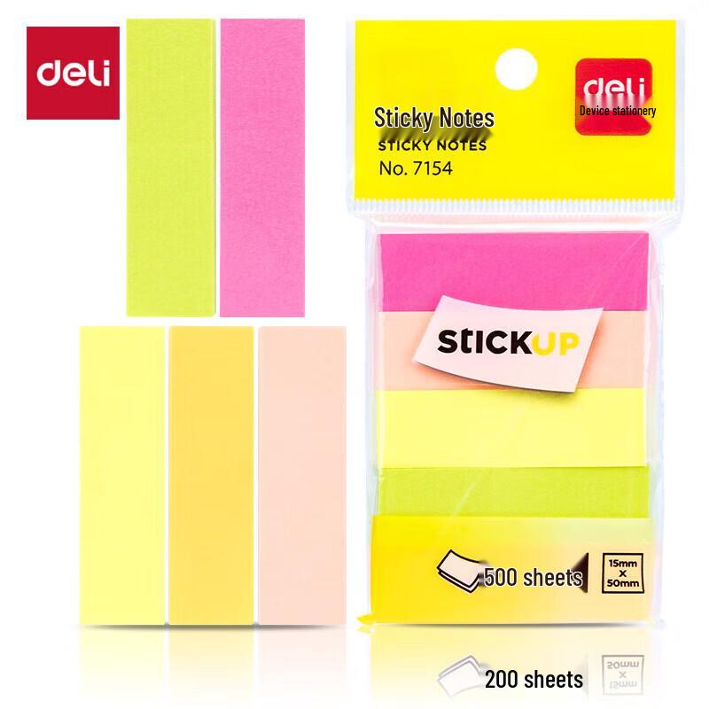 Deli Colorful Sticky Notes