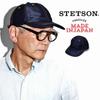Used STETSON Cap Denim Cap Spring/Summer Hat Men's Stitch Denim Casual Present Sunshade Cap Made In Japan Stylish Hat [MB]